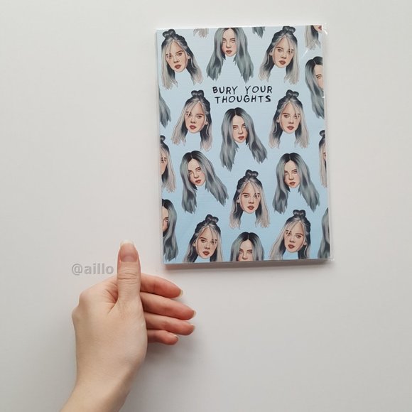 Billie Eilish  BURY YOUR THOUGHTS Notebook - Picture 6 of 12